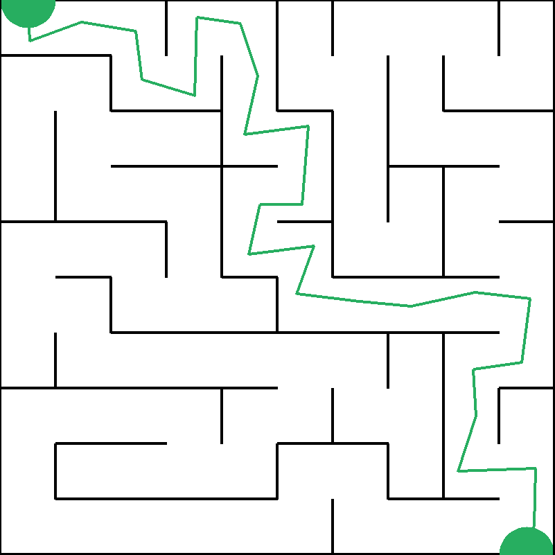 Example Maze Solution
