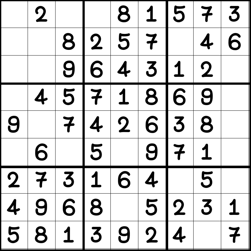 Beispiel Sudoku