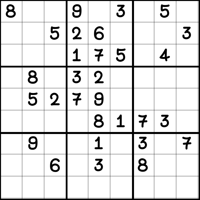 difficult sudoku
